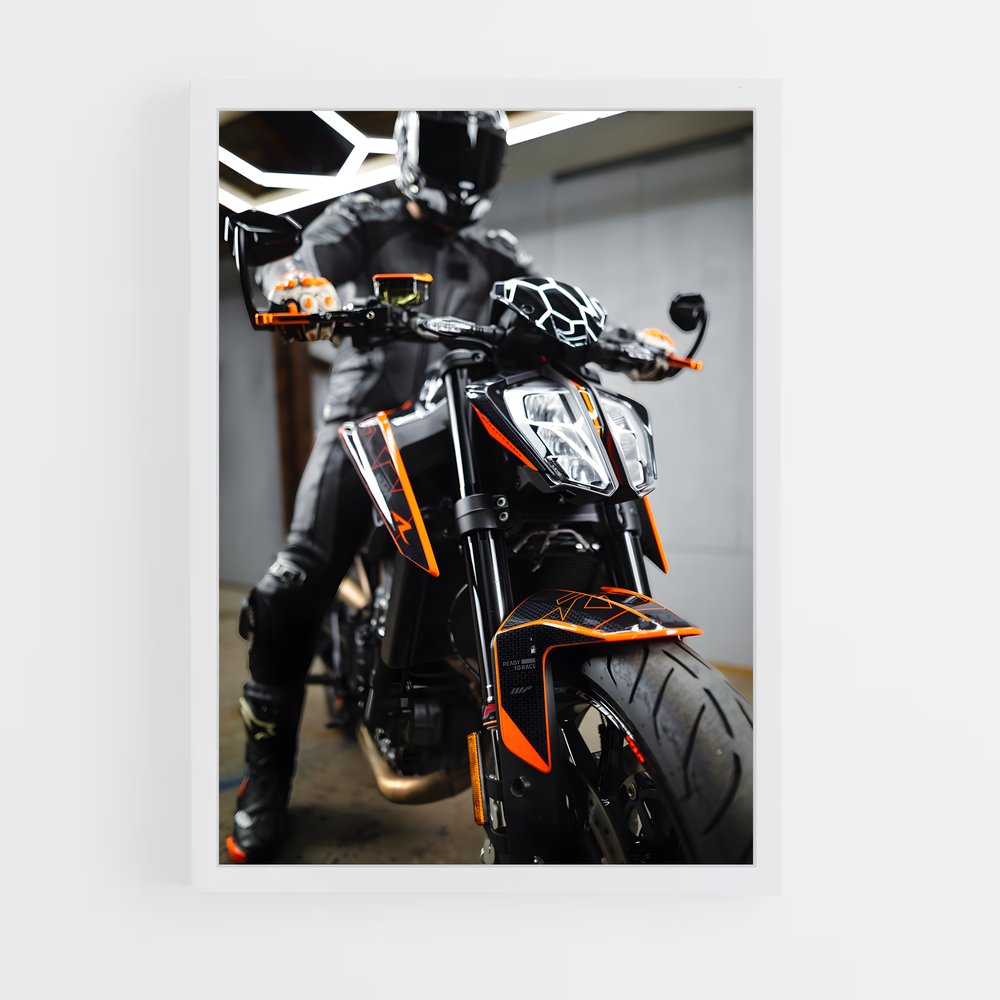 Poster 790 Duc Souverain – affiche KTM Moto (vue 3)